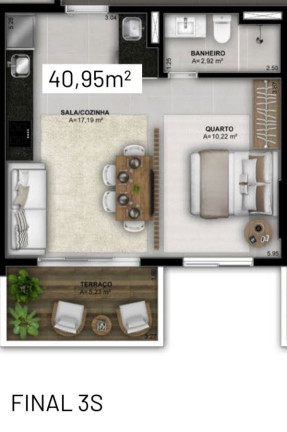 Imagem Apartamento com 1 Quarto à Venda, 40 m² em Setor Marista - Goiânia Imagem Apartamento com 1 Quarto à Venda, 40 m² em Setor Marista - Goiânia