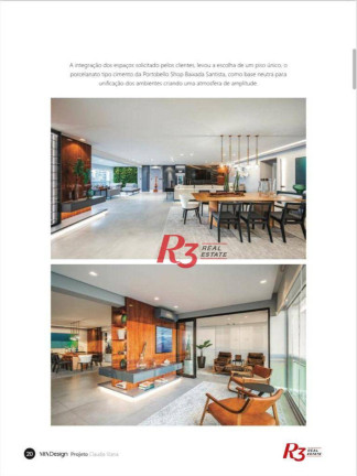 Imagem Apartamento com 3 Quartos à Venda, 344 m² em Aparecida - Santos Imagem Apartamento com 3 Quartos à Venda, 344 m² em Aparecida - Santos