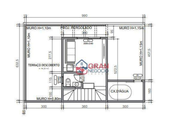 Imagem Sobrado com 3 Quartos à Venda, 191 m² em Santa Felicidade - Curitiba