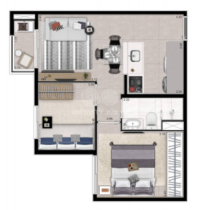 Imagem Apartamento com 2 Quartos à Venda, 36 m² em Sapopemba - São Paulo