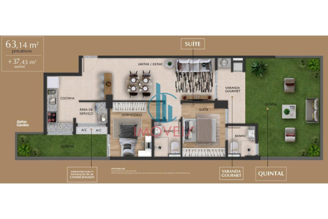 Imagem Apartamento com 2 Quartos à Venda, 63 m² em Mandaqui - São Paulo