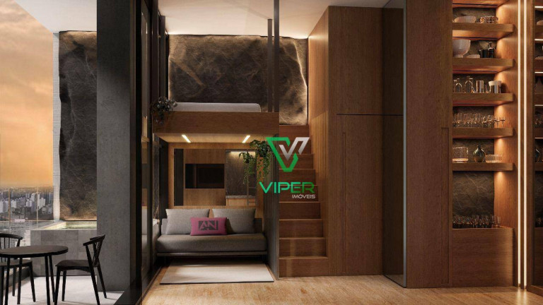 Imagem Studio com 1 Quarto à Venda, 24 m² em Centro - Curitiba Imagem Studio com 1 Quarto à Venda, 24 m² em Centro - Curitiba
