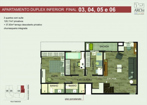 Imagem Cobertura com 3 Quartos à Venda, 161 m² em Vila Izabel - Curitiba Imagem Cobertura com 3 Quartos à Venda, 161 m² em Vila Izabel - Curitiba