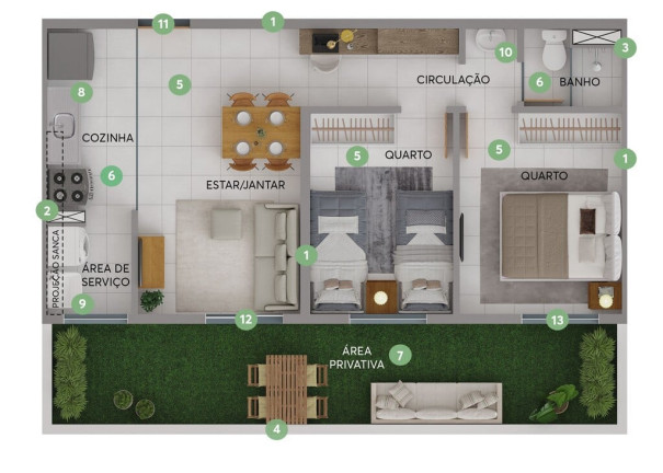 Imagem Imóvel com 2 Quartos à Venda, 39 m² em Monjolos - São Gonçalo