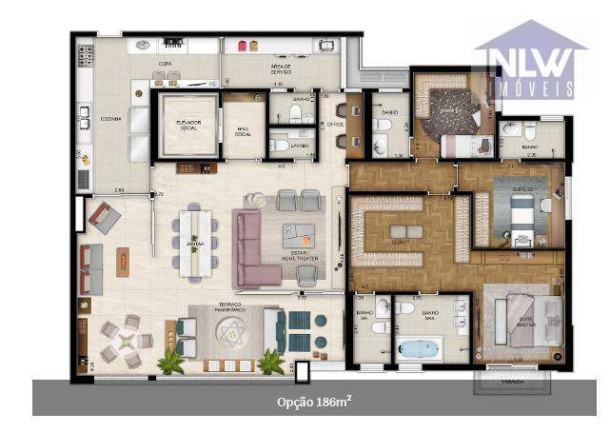 Imagem Apartamento com 3 Quartos à Venda, 186 m² em Cidade Jardim - São Paulo Imagem Apartamento com 3 Quartos à Venda, 186 m² em Cidade Jardim - São Paulo