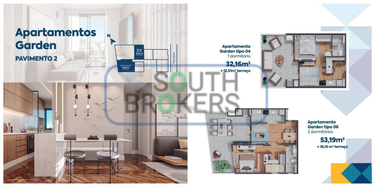 Imagem Apartamento com 2 Quartos à Venda, 25 m² em Portão - Curitiba Imagem Apartamento com 2 Quartos à Venda, 25 m² em Portão - Curitiba
