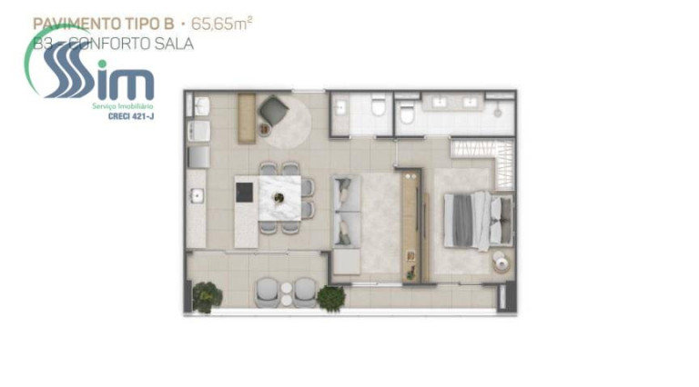 Imagem Apartamento com 2 Quartos à Venda, 79 m² em Aldeota - Fortaleza