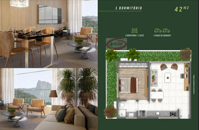 Imagem Apartamento com 1 Quarto à Venda, 80 m² em Jardim Carolina - Ubatuba