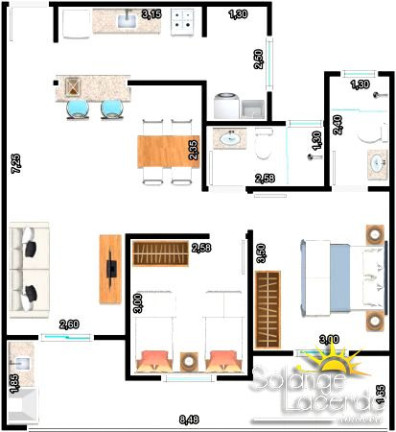 Imagem Apartamento com 2 Quartos à Venda, 73 m² em Toninhas - Ubatuba