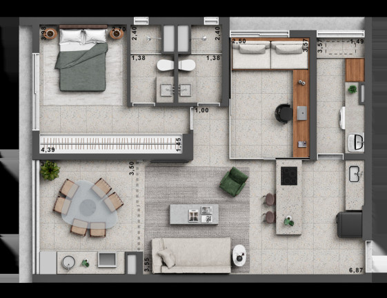 Imagem Apartamento com 2 Quartos à Venda, 96 m² em Pinheiros - São Paulo