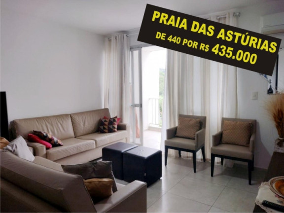 Foto do imóvel Apartamento com 3 Quartos à Venda, 110 m² em Jardim Astúrias - Guarujá