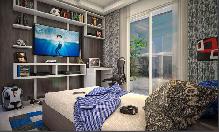 Imagem Apartamento com 4 Quartos à Venda, 188 m² em Guilhermina - Praia Grande