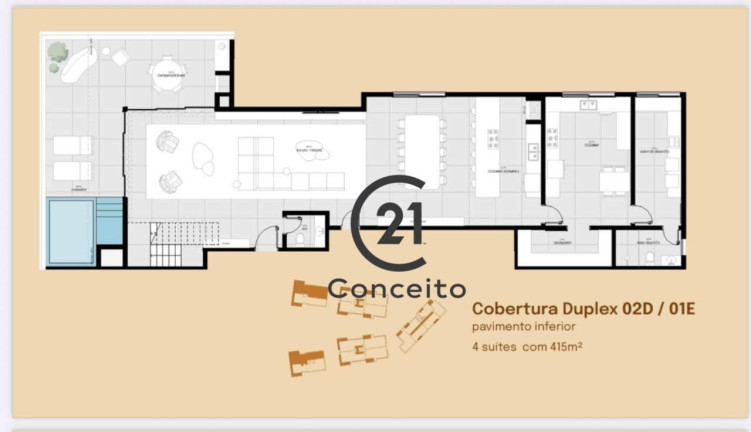Imagem Cobertura com 4 Quartos à Venda, 415 m² em João Paulo - Florianópolis Imagem Cobertura com 4 Quartos à Venda, 415 m² em João Paulo - Florianópolis