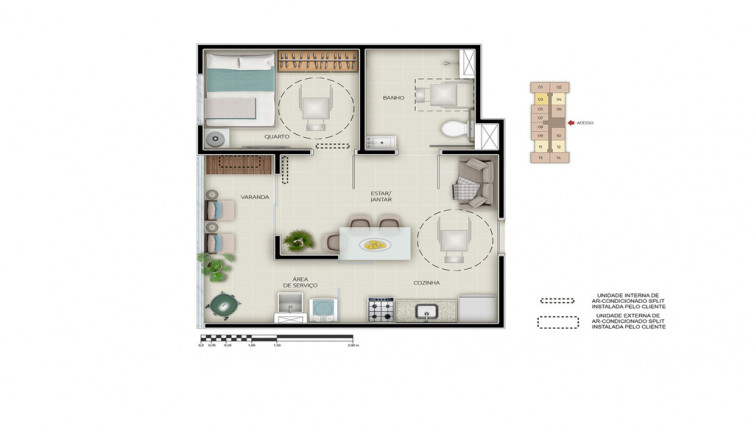 Imagem Studio com 1 Quarto à Venda, 34 m² em Morumbi - São Paulo