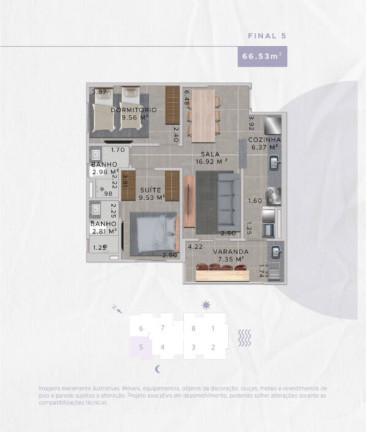Imagem Apartamento com 2 Quartos à Venda, 66 m² em Real - Praia Grande