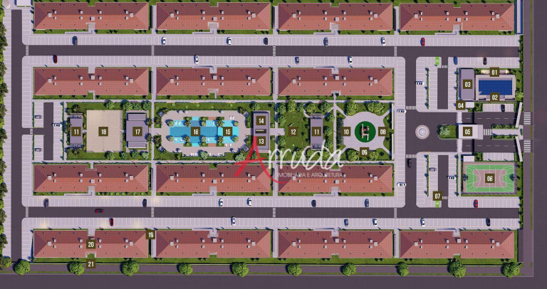 Imagem Apartamento com 2 Quartos à Venda, 49 m² em Brasília - Cascavel