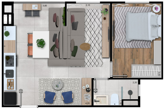Imagem Apartamento com 2 Quartos à Venda, 38 m² em Morumbi - São Paulo Imagem Apartamento com 2 Quartos à Venda, 38 m² em Morumbi - São Paulo