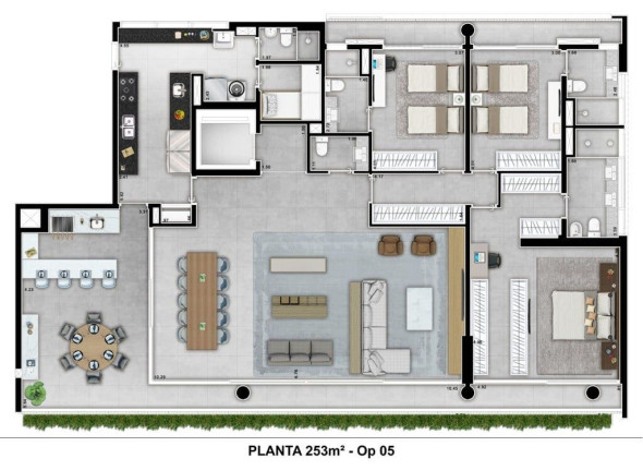 Imagem Apartamento com 3 Quartos à Venda, 252 m² em Cidade Jardim - São Paulo