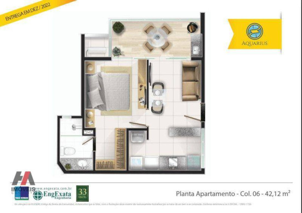 Imagem Apartamento com 1 Quarto à Venda, 38 m² em Praia De Iracema - Fortaleza Imagem Apartamento com 1 Quarto à Venda, 38 m² em Praia De Iracema - Fortaleza