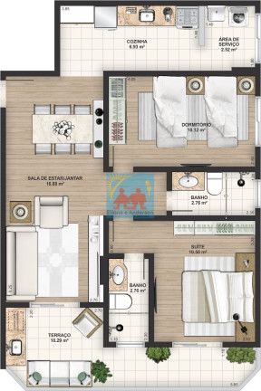 Imagem Apartamento com 2 Quartos à Venda, 71 m² em Caiçara - Praia Grande Imagem Apartamento com 2 Quartos à Venda, 71 m² em Caiçara - Praia Grande