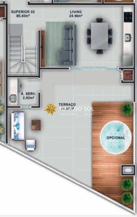 Imagem Cobertura com 4 Quartos à Venda, 250 m² em Bombas - Bombinhas