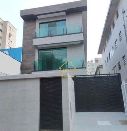 Imagem Casa com 2 Quartos à Venda, 100 m² em Campo Grande - Santos Imagem Casa com 2 Quartos à Venda, 100 m² em Campo Grande - Santos