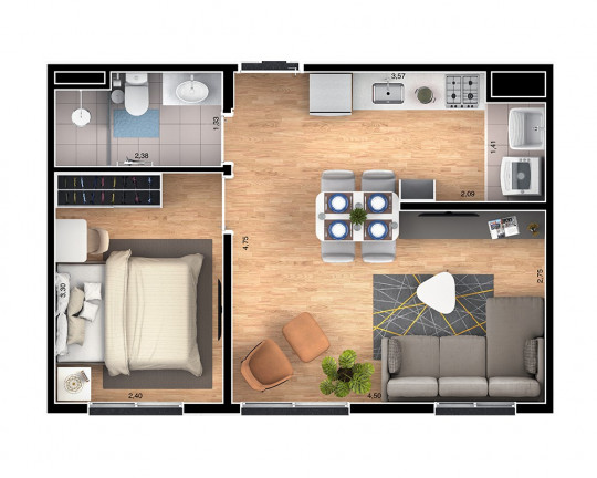 Imagem Imóvel com 2 Quartos à Venda, 35 m² em Brás - São Paulo