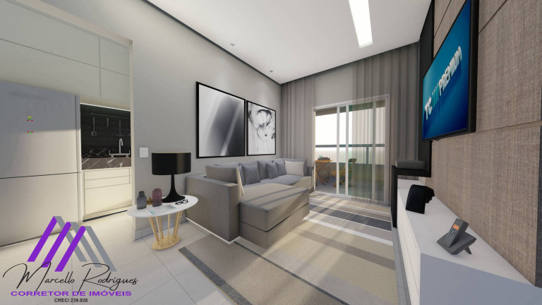 Imagem Apartamento com 2 Quartos à Venda, 91 m² em Vila Tupi - Praia Grande