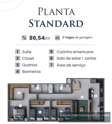 Imagem Apartamento com 3 Quartos à Venda, 81 m²