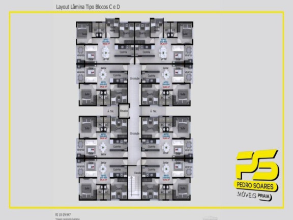 Imagem Apartamento com 2 Quartos à Venda, 54 m² em Altiplano Cabo Branco - João Pessoa