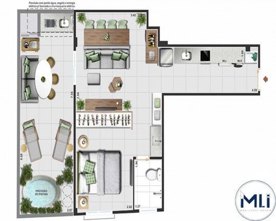 Imagem Imóvel com 1 Quarto à Venda, 49 m² em Copacabana - Rio De Janeiro
