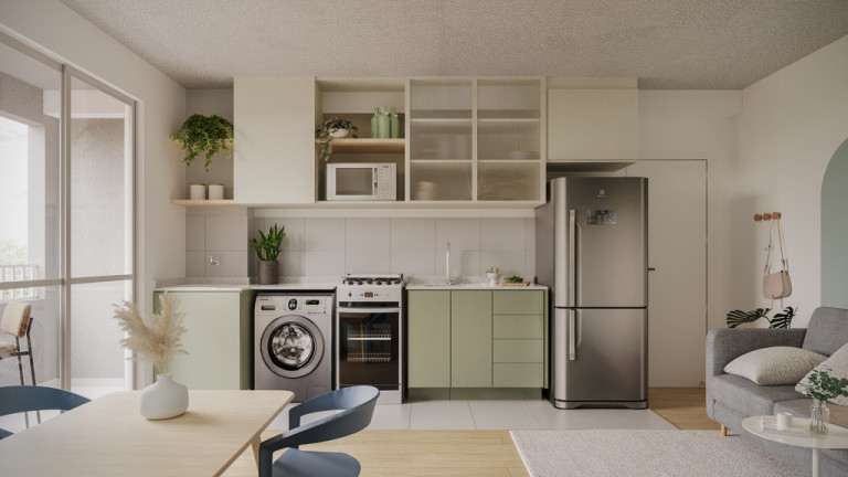 Imagem Apartamento com 2 Quartos à Venda, 49 m² em Restinga Seca - Almirante Tamandaré