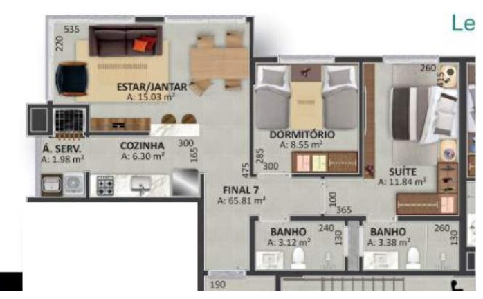 Apartamento com 2 Quartos à Venda, 66 m² em Zona Nova - Capao Da Canoa