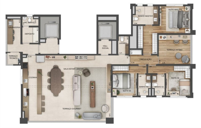 Imagem Apartamento com 3 Quartos à Venda, 201 m² em Jardim Paulista - São Paulo