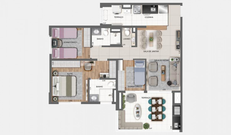 Imagem Apartamento com 2 Quartos à Venda, 66 m² em Tatuapé - São Paulo