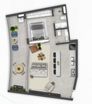 Imagem Apartamento com 2 Quartos à Venda, 104 m² em Moema - São Paulo