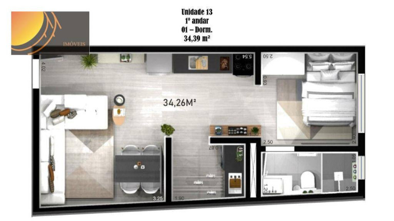 Imagem Apartamento com 1 Quarto à Venda, 24 m² em Vila Dos Remédios - São Paulo Imagem Apartamento com 1 Quarto à Venda, 24 m² em Vila Dos Remédios - São Paulo