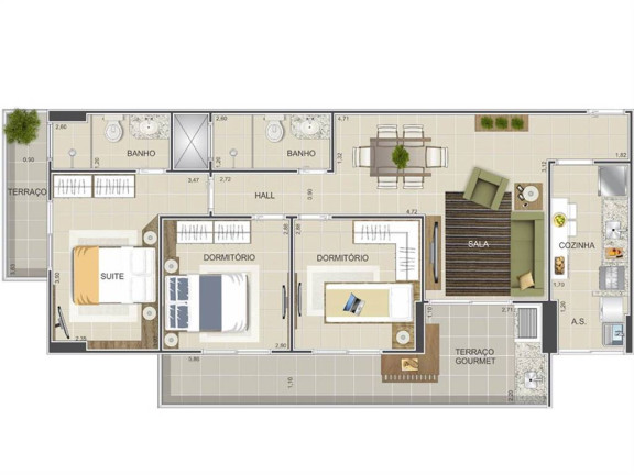 Imagem Apartamento com 3 Quartos à Venda, 88 m² em Tupi - Praia Grande Imagem Apartamento com 3 Quartos à Venda, 88 m² em Tupi - Praia Grande