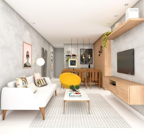 Imagem Apartamento com 3 Quartos à Venda, 90 m² em Pedra - Eusébio Imagem Apartamento com 3 Quartos à Venda, 90 m² em Pedra - Eusébio