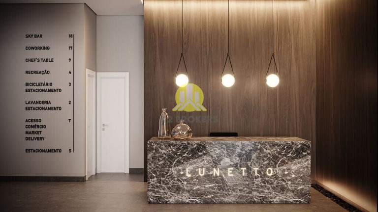 Imagem Apartamento com 1 Quarto à Venda, 44 m² em água Verde - Curitiba