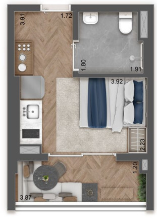 Imagem Imóvel com 1 Quarto à Venda, 25 m² em Alto Da Moóca - São Paulo Imagem Imóvel com 1 Quarto à Venda, 25 m² em Alto Da Moóca - São Paulo