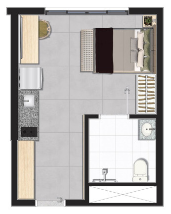 Imagem Apartamento à Venda, 24 m² em Campo Belo - São Paulo Imagem Apartamento à Venda, 24 m² em Campo Belo - São Paulo