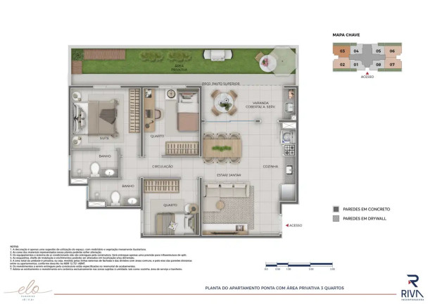 Apartamento com 3 Quartos à Venda, 64 m² em Alípio De Melo - Belo Horizonte