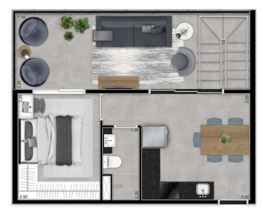 Imagem Cobertura com 1 Quarto à Venda, 74 m² em Vila Madalena - São Paulo