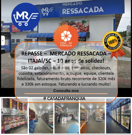 Sala Comercial à Venda, 531 m² em Ressacada - Itajaí