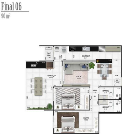 Imagem Apartamento com 2 Quartos à Venda, 90 m² em Caiçara - Praia Grande Imagem Apartamento com 2 Quartos à Venda, 90 m² em Caiçara - Praia Grande