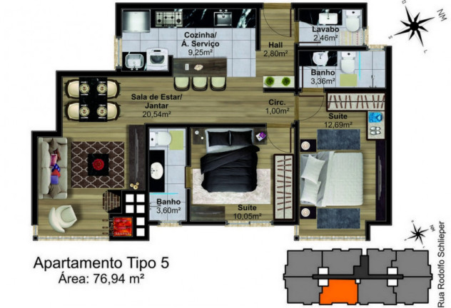 Imagem Imóvel à Venda, 99 m² em Centro - Canela Imagem Imóvel à Venda, 99 m² em Centro - Canela