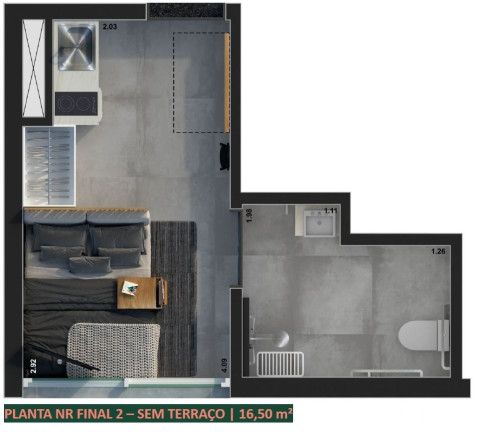 Imagem Imóvel com 1 Quarto à Venda, 22 m² em Vila Clementino - São Paulo