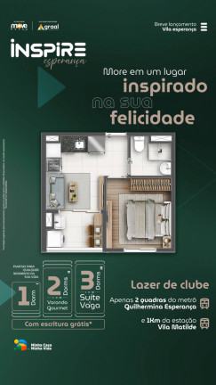 Imagem Apartamento com 1 Quarto à Venda, 26 m² em Vila Esperança - São Paulo