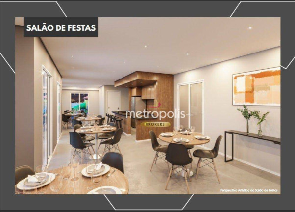 Apartamento com 2 Quartos à Venda, 40 m² em Vila Eldízia - Santo André